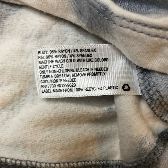 Wild Fable Super Soft Tye Dye Cropped Long Sleeve T-Shirt, Mock Neck, Oversize - Picture 8 of 10